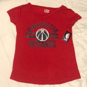 NWT NBA Basketball L Washington Wizards T-shirt